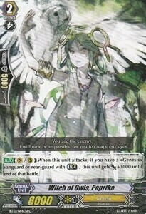 Witch of Owls, Paprika [G Format] Card Front