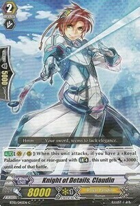 Knight of Details, Claudin [G Format] Card Front