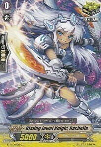 Blazing Jewel Knight, Rachelle Card Front