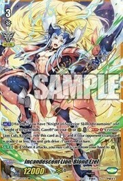 Incandescent Lion, Blond Ezel