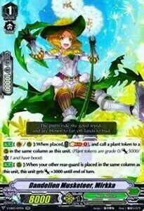 Dandelion Musketeer, Mirkka Card Front