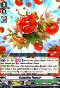 Exploding Tomato Card Front