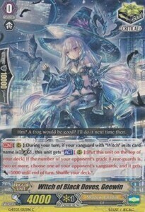 Witch of Black Doves, Goewin [G Format] Card Front