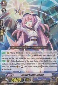 Battle Siren, Cloris [G Format] Card Front