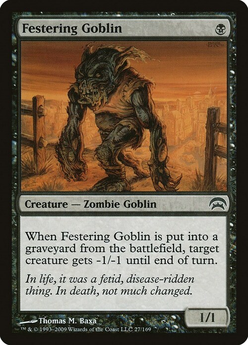 Festering Goblin Card Front