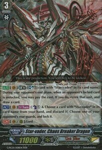 Star-vader, Chaos Breaker Dragon Card Front