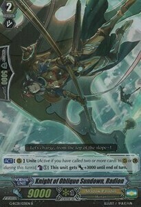 Knight of Oblique Sundown, Radion [G Format] Card Front