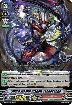 Shura Stealth Dragon, Tendocongo [V Format] Card Front