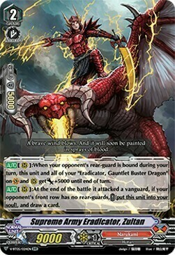 Supreme Army Eradicator, Zuitan [V Format] Card Front