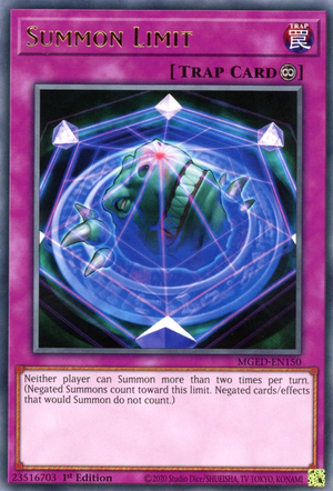 Summon Limit Card Front