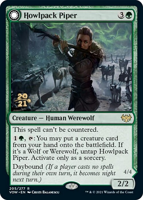 Howlpack Piper // Wildsong Howler Card Front