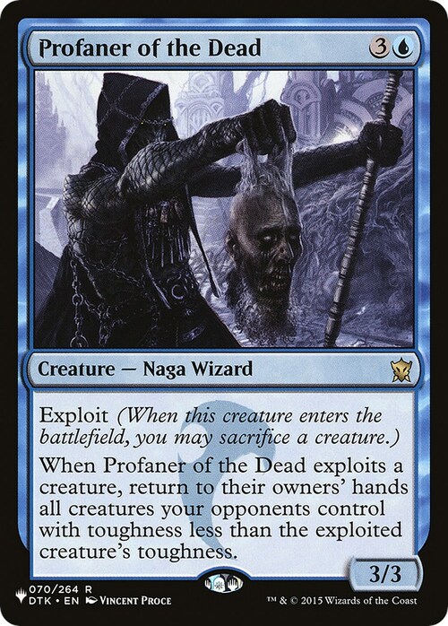 Profaner of the Dead Card Front