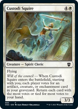 Custodi Squire Card Front