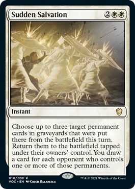 Sudden Salvation Card Front