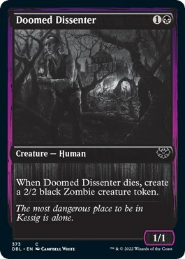 Doomed Dissenter Card Front