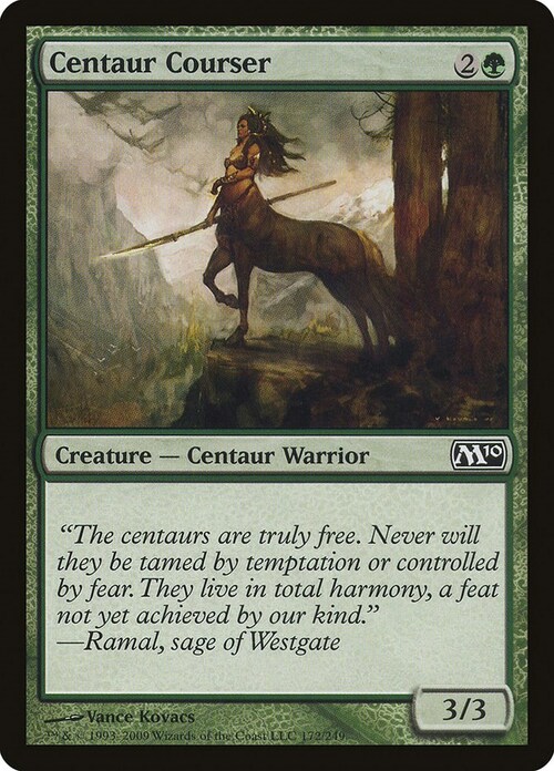 Centaur Courser Card Front