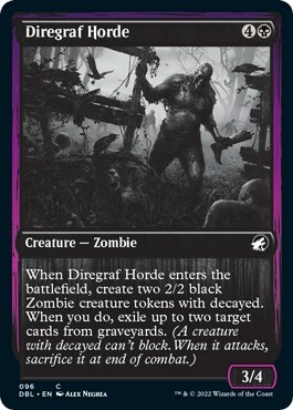 Diregraf Horde Card Front