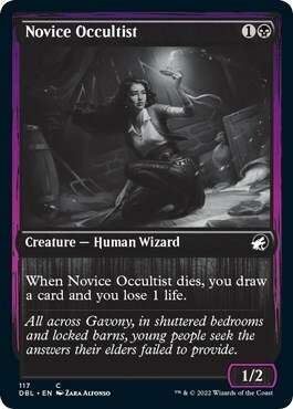 Novice Occultist Card Front