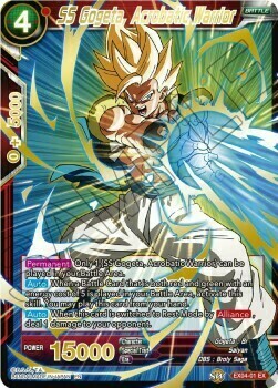 SS Gogeta, Acrobatic Warrior Card Front