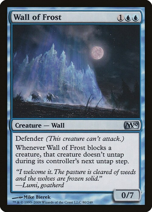 Wall of Frost Card Front