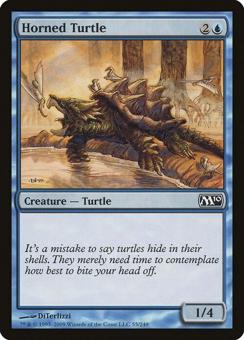 Horned Turtle Card Front