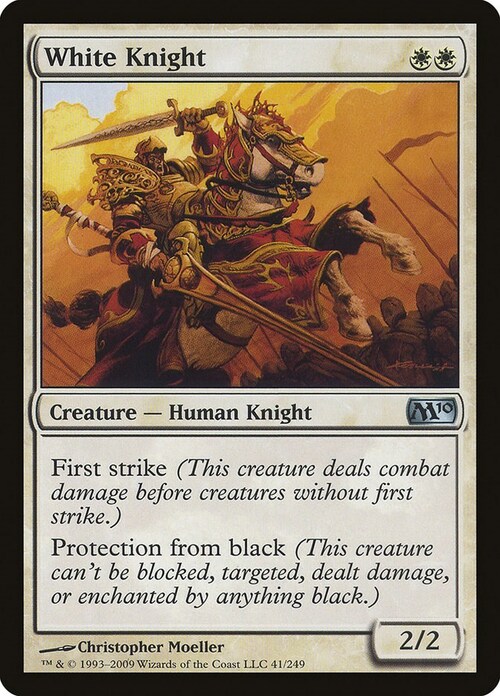 White Knight Card Front