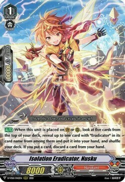 Isolation Eradicator, Nusku [V Format] Card Front