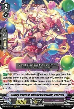 Bunny's Beast Tamer Assistant, Klorina Card Front