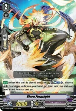 Blaze Foresight [V Format] Card Front