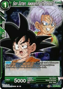 Son Goten, Awakening the Beast Card Front