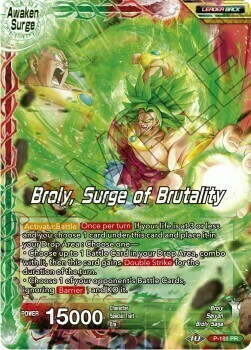 Broly // Broly, Surge of Brutality Card Front