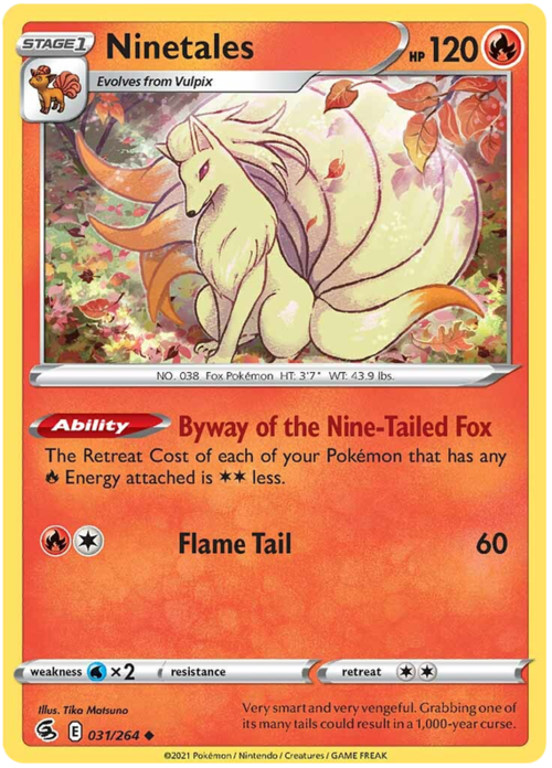 Ninetales Card Front