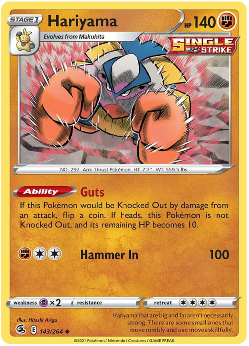 Hariyama Card Front