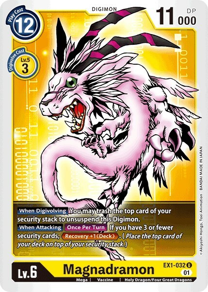 Magnadramon Card Front