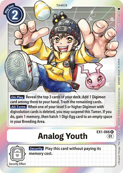 Analog Youth Card Front