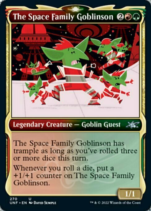 The Space Family Goblinson Card Front