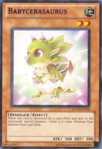 Babycerasaurus Card Front