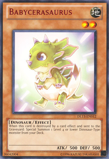 Babycerasaurus Card Front