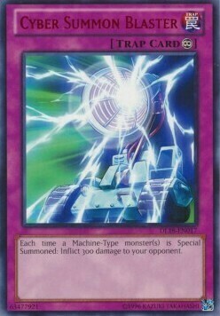 Cyber Summon Blaster Card Front