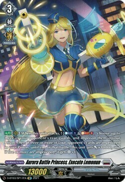 Aurora Battle Princess, Execute Lemonun [D Format] Card Front