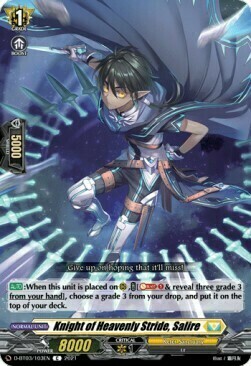 Knight of Heavenly Stride, Salire [D Format] Card Front