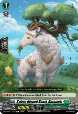 Sylvan Horned Beast, Barometz [D Format] Card Front