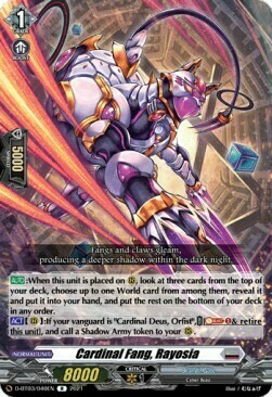 Cardinal Fang, Rayosia [D Format] Card Front