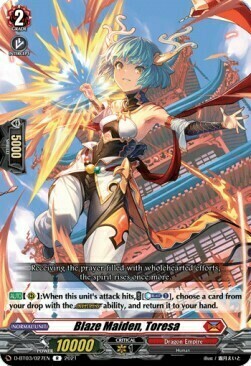 Blaze Maiden, Toresa Card Front