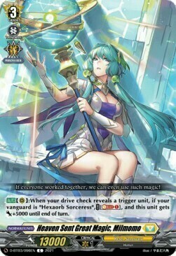 Heaven Sent Great Magic, Milmomo [D Format] Card Front