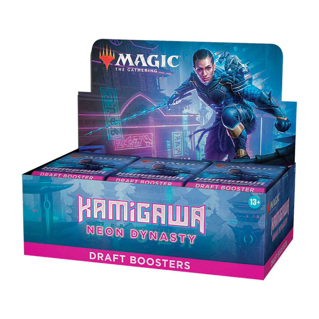 Caja de sobres de Draft de Kamigawa: Dinastía de neón