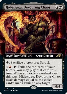 Hidetsugu, Devouring Chaos Card Front