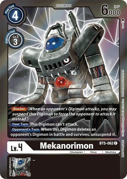 Mekanorimon Card Front