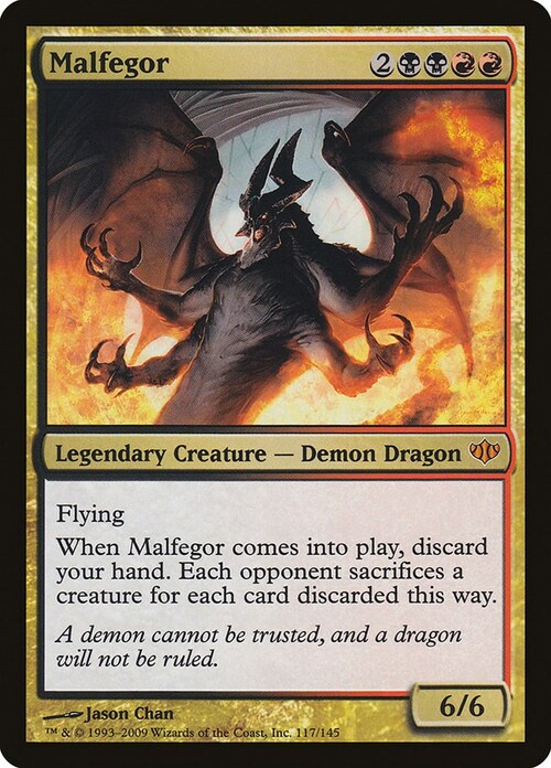 Malfegor Card Front