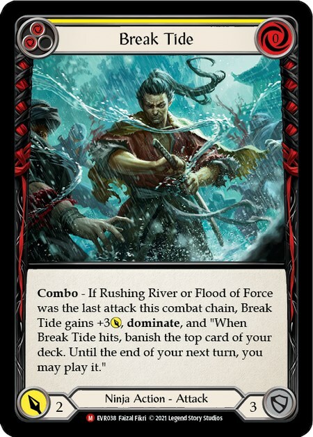 Break Tide Card Front